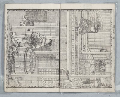 Cuento de Genji, estilo campestre, Volumen 21, Libro A, 1836 de Utagawa Kunisada